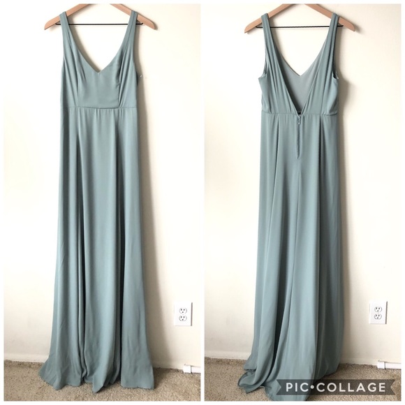 Show Me Your MuMu Dresses & Skirts - Show Me Your Mumu Jenn Maxi Bridesmaid Blue Dress